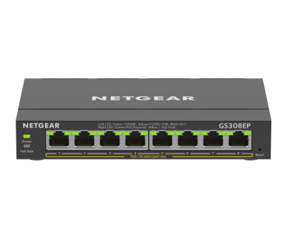 Switch NETGEAR GS308EP 8xGE PoE+ GS308EP-100PES